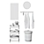 Versatile Kitchen Set: Ikea Towels & Accessories 3D model small image 2