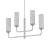 Elegant Aeon Chandelier: Timeless Beauty 3D model small image 2