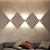 Sleek Puk Mini Wall Light 3D model small image 4