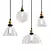 Vintage Style Pendant Lights 3D model small image 1