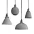 Vintage Style Pendant Lights 3D model small image 2