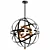 Elegant Rondure Bronze Pendant 3D model small image 2