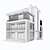 Sleek Modern Villa: High-Quality 3D Model 3D model small image 6