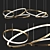 Elegant Lohja Ring Chandeliers 3D model small image 2