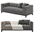 Eichholtz Sofa Ditmar: Classic Comfort in 3 Colors 3D model small image 1