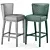 Contemporary Grayson Bar Stool 3D model small image 6