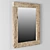 Rustic Railroad Ties Mirror 3D model small image 3