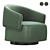 Luxurious Mariani Armchairs 3D model small image 1