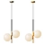Terzo Pendant Light: Elegant Minimalist Charm 3D model small image 2