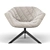 Elegant Ella Armchair: Stylish and Comfortable 3D model small image 3