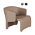 Minimalist Comfort: MARC Armchair by Minotti 3D model small image 1