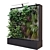 Vertical Plant Box Set 3D model small image 4