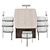 Elegant Caillou Table Chair 3D model small image 3