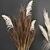 White Reed Bouquet in Vase 3D model small image 4
