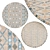 Elegant Circle Rugs | No. 255 3D model small image 1