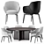 Modern Belt Dining Chair: Minotti 2021 Collection 3D model small image 1