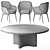 Modern Belt Dining Chair: Minotti 2021 Collection 3D model small image 7