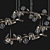 Golden Branch Chandelier: Mythological Marvel 3D model small image 2