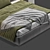 Next Color Palette Bed: Bend Italia 3D model small image 4