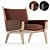 GE 501 Easy Chair: Danish Comfort 3D model small image 1