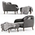 KARIN Armchair: Sleek and Stylish Seating 3D model small image 2