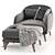 KARIN Armchair: Sleek and Stylish Seating 3D model small image 3