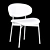 
Sleekly Modern Luz Chair 3D model small image 3