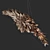 Elegant Petal Chandelier: Handcrafted Luxury 3D model small image 3