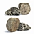 Scenic Stone 343: High-Quality Textured Landscape Stones 3D model small image 1