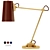 Benton Adjustable Desk Lamp: Designer Elegance 3D model small image 1