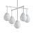 Carrizales 5: Modern Geometric Chandelier 3D model small image 2