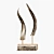 Elegant Horn Sculptures: Exquisite Decor Pieces 3D model small image 4