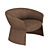 Swale Armchair: Superior Comfort and Style 3D model small image 2