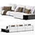 Elegant Westside 3-Seat Modular Sofa 3D model small image 5
