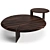 Minotti Keel Round Coffee Tables Set 3D model small image 6
