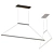 Sleek Forma Linear Suspension 3D model small image 1