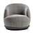 Orbit Armchair: Sleek and Stylish Seating 3D model small image 10