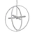 Progress Lighting Swing 4-Light Chandelier 3D model small image 2