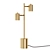 Brass Table Lamp with 2 Spots 3D model small image 1