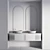 Modern Bathroom Furniture Set 3D model small image 4