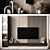 Sleek Geometry TV Wall Mount 3D model small image 1