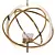 Ibis Wide Pendant: Polished Nickel & Brass 3D model small image 1