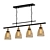 Trendy Casarez 4-Light Pendant 3D model small image 1