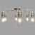 Brooklyn 5-Light Flush Ceiling Fixture 3D model small image 2