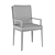 Leon Grey Outdoor Dining Armchair 3D model small image 3