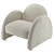 Modern X-Form Accent Armchair 3D model small image 3