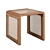 Natural Rattan Zoe Side Table 3D model small image 1