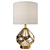 Gilded Glass Table Lamp 3D model small image 1