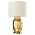 Elegant Brass Table Lamp 3D model small image 1