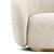 EICHHOLTZ BRICE Swivel Armchair | Cream Boucle 3D model small image 6